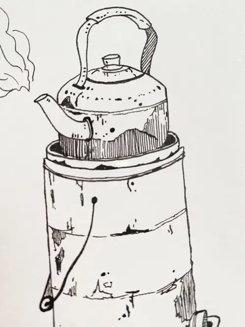 每日一画零基础临摹day15炉子