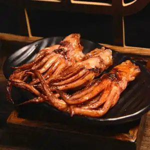 海味馆 现烤鱿鱼头整须鲜烤香辣铁板烧风味海鲜即食零食