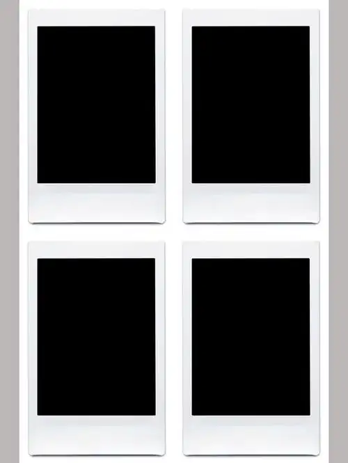 四屏拍立得素材