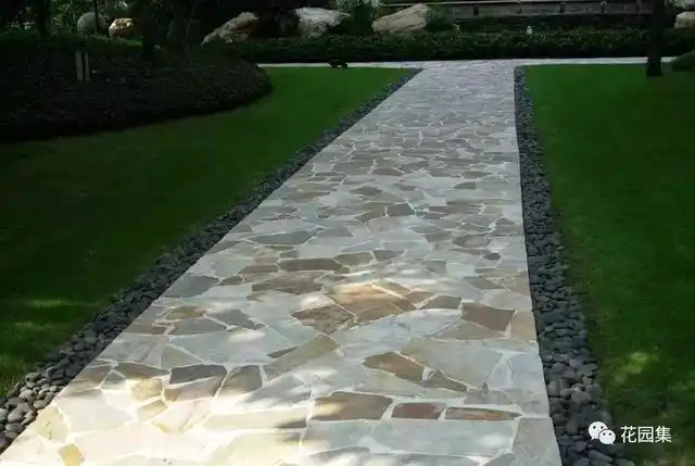 一篇文章看懂冰裂纹的花园铺贴工艺_石材