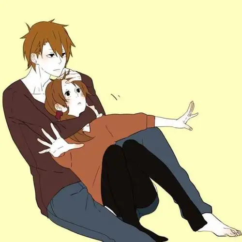 欧美 动漫 手绘 情侣 头像_长安