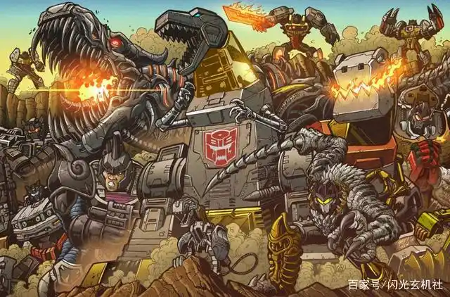 变形金刚动漫人物:重涂呈现g2蓝色造型版机器恐龙-钢锁