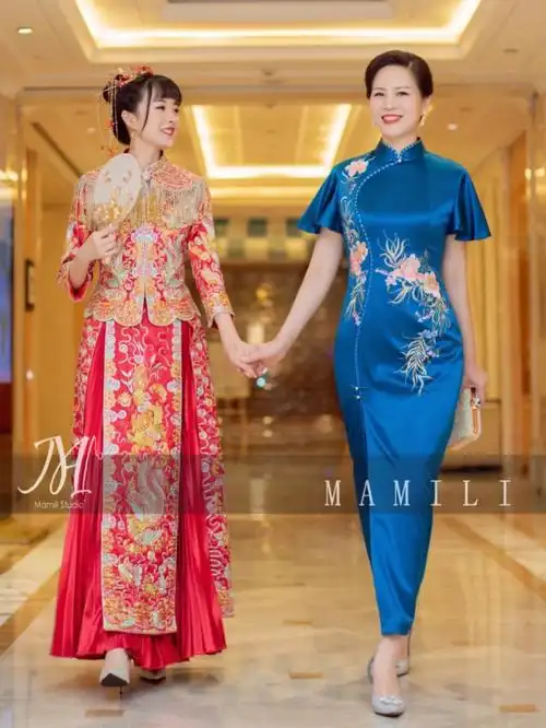 婚礼母女穿搭77妈妈礼服搭配天花板诀窍