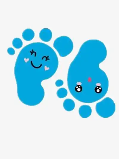 手绘/卡通 卡通元素 > 微笑的小脚丫 收藏 [声明] 觅元素所有素材为