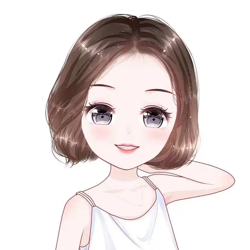 简约温柔气质可爱的女生头像/微信头像 少女的征途是星辰大海,而不是