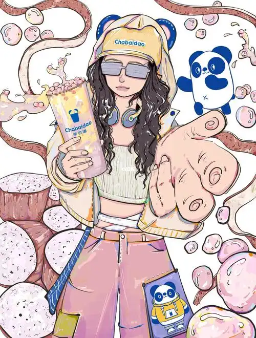 奶茶拟人化能忍住不喝了这杯奶茶吗