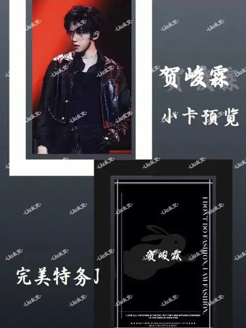 贺峻霖小卡特务j现稿可出