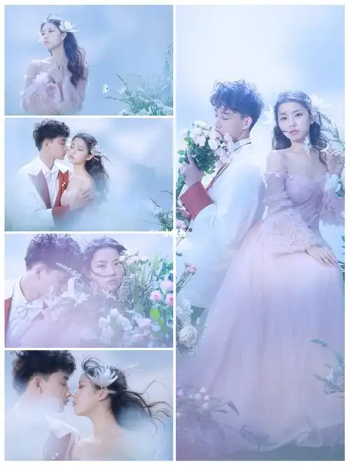 花仙子梦幻婚纱照