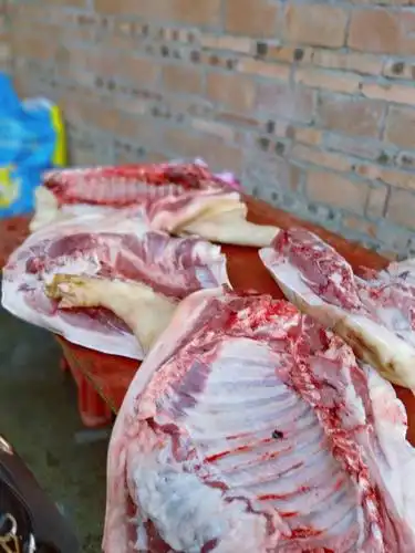 《杀土猪》 写美篇 身临农家猪场 张叔亲自现场督导 现杀的新鲜土猪肉