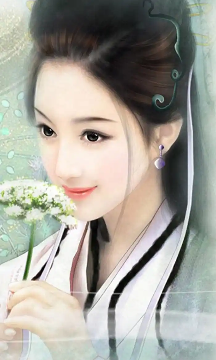 手绘古代美女,红妆,插画,漫画,中国风-堆糖,美好生活研究所