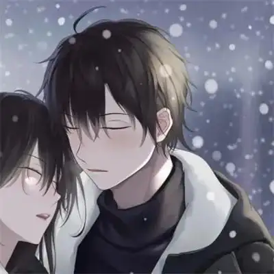 情侣头像一对动漫甜甜的一人一半