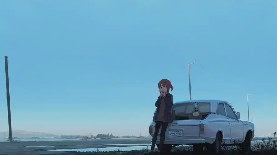 二次元天空美景桌面壁纸