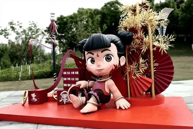 宜宾岷江新区打造高颜值城市应用小哪吒ip化身城市守护者