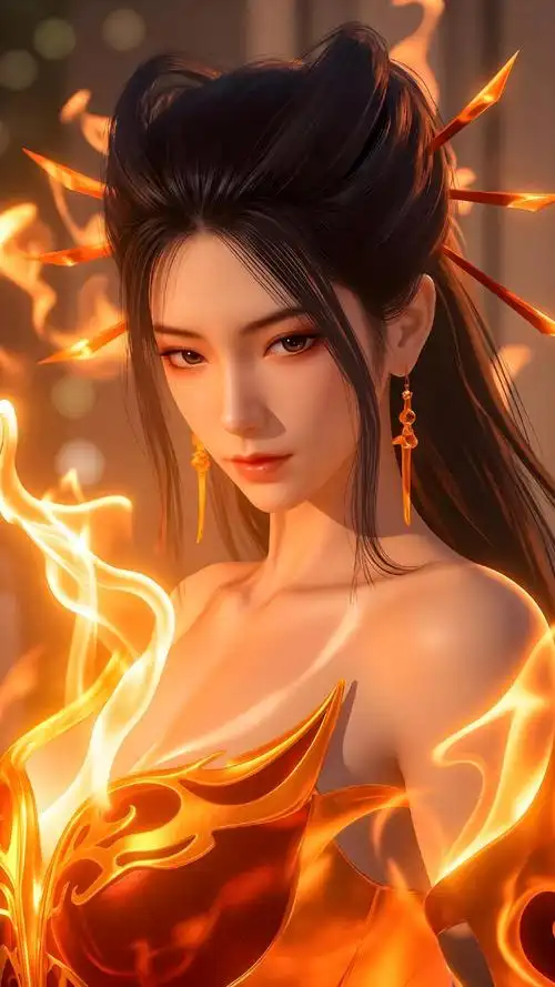 天行九歌壁纸分享:焰灵姬,点赞关注,每日分享动漫美图