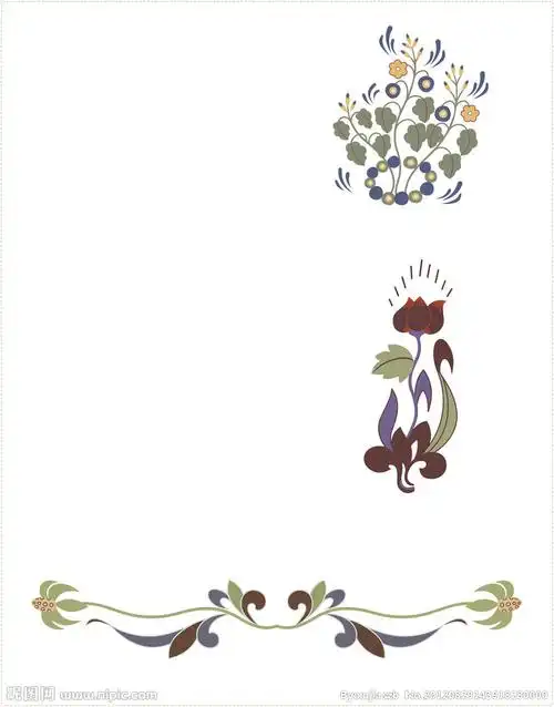 矢量花边 藤蔓边框矢量图__底纹背景_底纹边框_矢量图库_昵图网nipic.