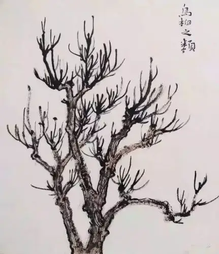 难得一见的陆俨少高清课徒稿!