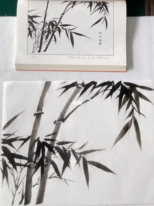国画入门教程芥子园画谱竹子篇15