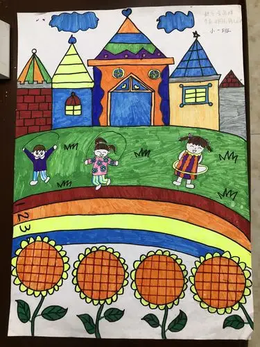 金海贝幼儿园第一届"5·20我爱我的幼儿园"主题亲子绘画活动获奖名单