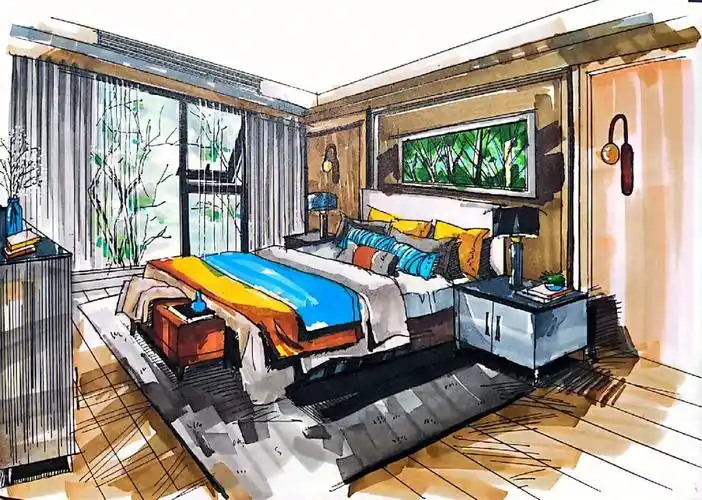 作业 #手绘  #室内设计  #室内手绘  #环境设计  #临摹