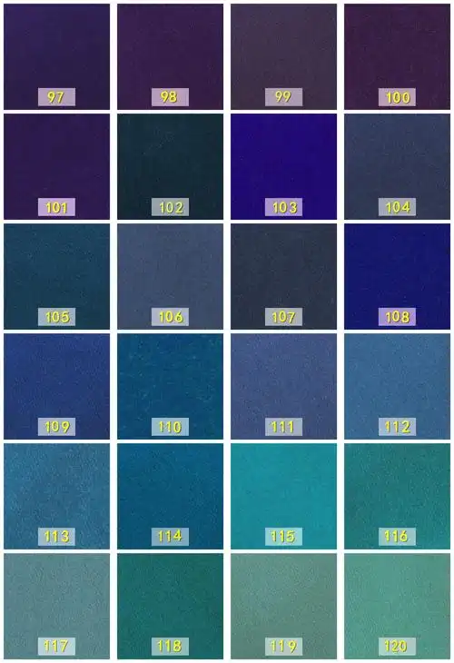 无可避免地存在不同程度的色差,尽管如此,才拼凑出这一版"图片色卡"