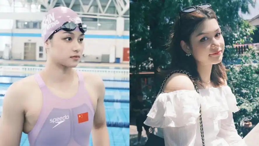 18岁余依婷火遍外网,美貌出圈成新晋泳坛女神,本人高情商回应