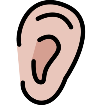 戴助听器的耳朵免抠元素图片-元素素材5797952-万素网