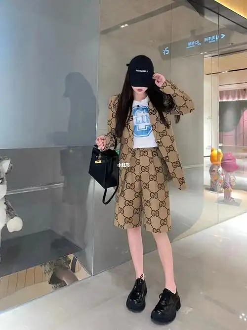 gucci古驰提花套装