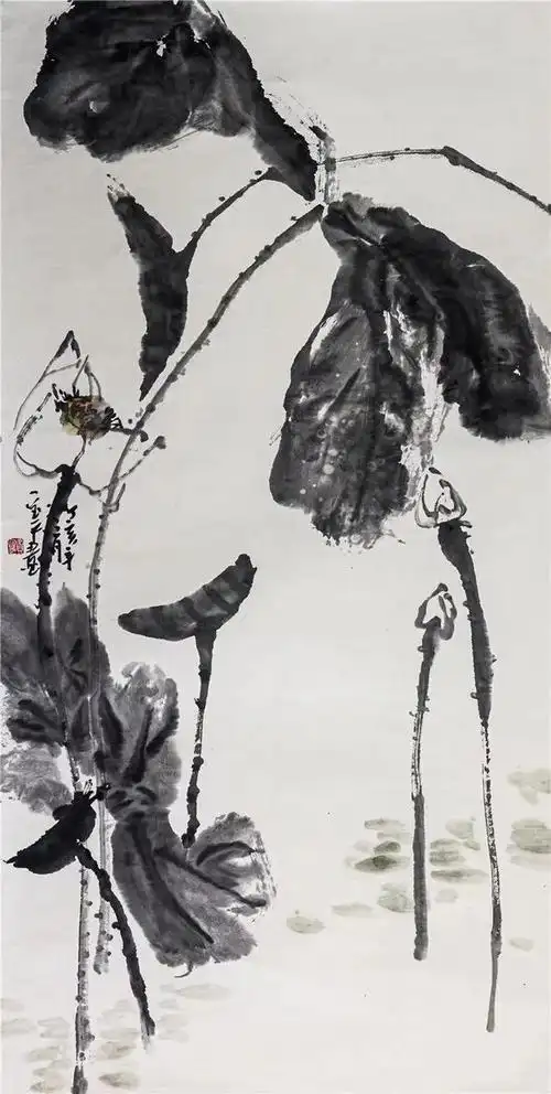 花影离——贾宝萍花鸟画作品广州展出