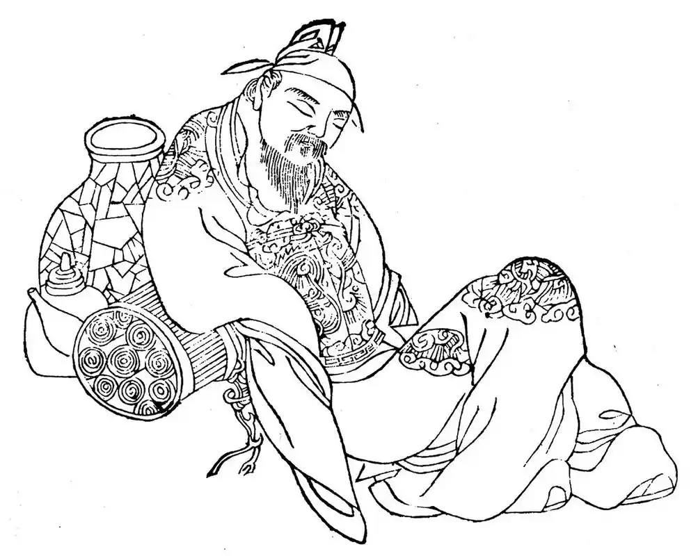 他是唐代著名的诗人,被誉为"诗仙".