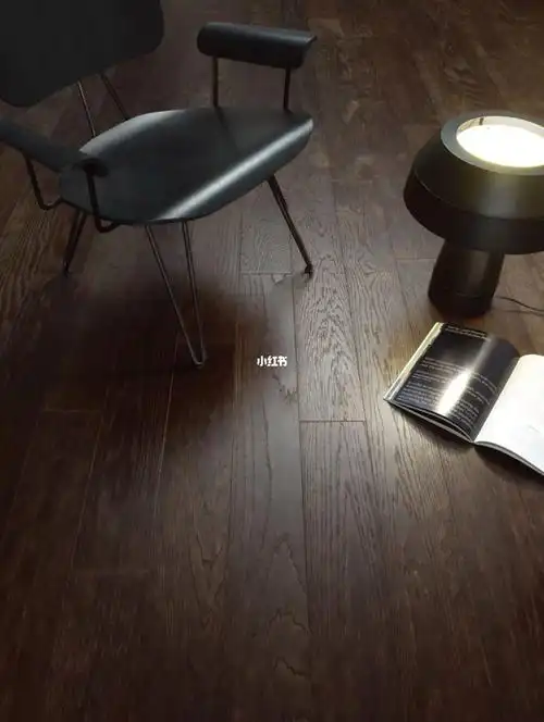 咖啡色的地板搭配黑色或白色是最保险的方法具有时尚感配上一些金属