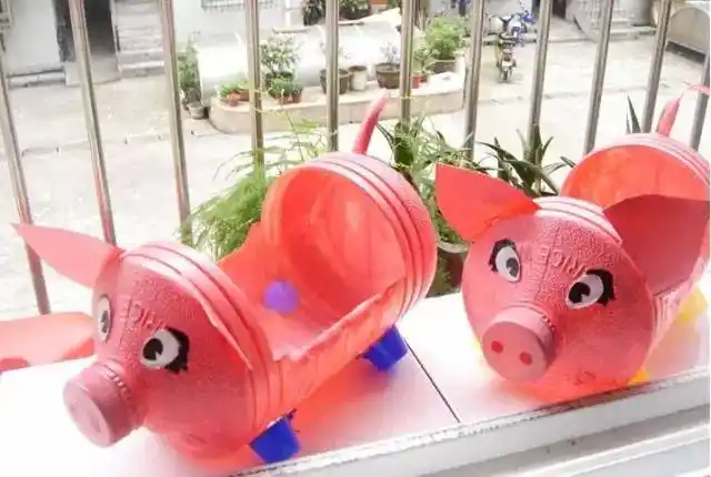 喝完的矿泉水瓶废物利用手工环创全都有绝对惊艳