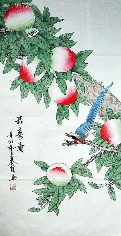 送您幸福长寿图