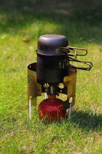 多功能户外小虫柴火炉3代挡风板便携折叠木柴炉头酒精炉