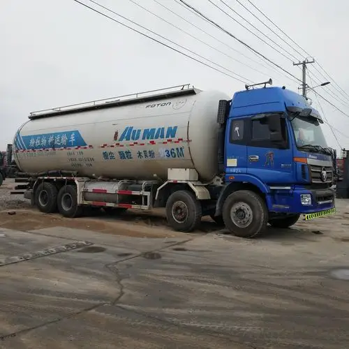 二手粉粒物料运输车转让 二手散装水泥罐车 二手砂浆罐车 豪沃 欧曼