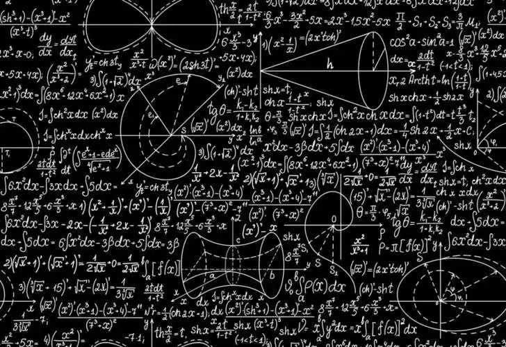 数学黑板板书矢量