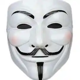 万圣节恐怖鬼脸 v字面具 v怪客面具 黑客面具 鬼步舞面具男 批发