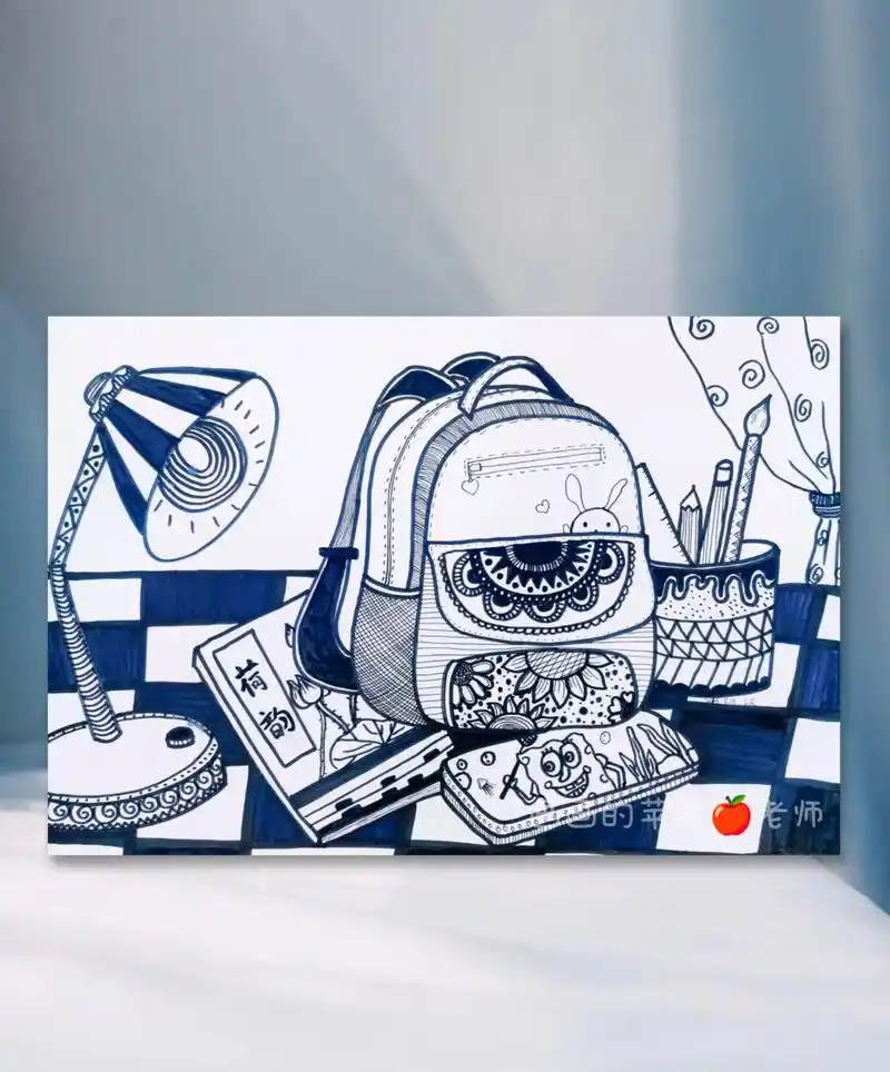 中国美术学院美术考级速写4级范画.