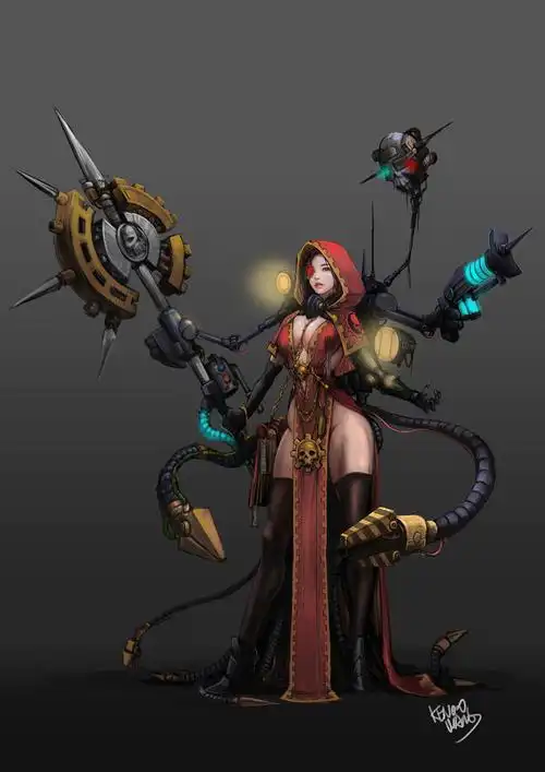 战锤40k机械女教士