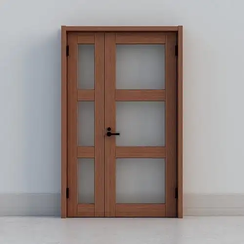 骊住木门-室内门-bgj子母门-mm书香咖啡色