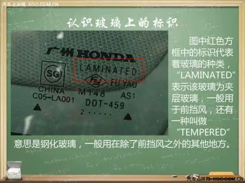 质量认证为主玻璃标识介绍