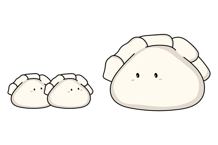 原创拟人饺子设计x10