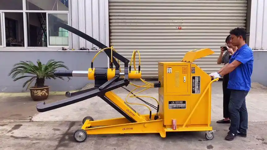 全自动液压拉马,手动操作演示.