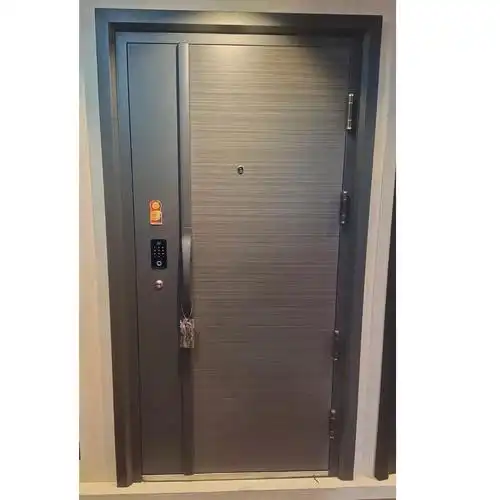 防盗门宅配现代简约智能入户门带嵌入式指纹密码锁安全门甲级工厂