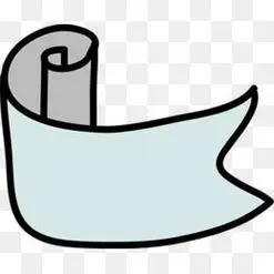 纸张的简笔画卡通