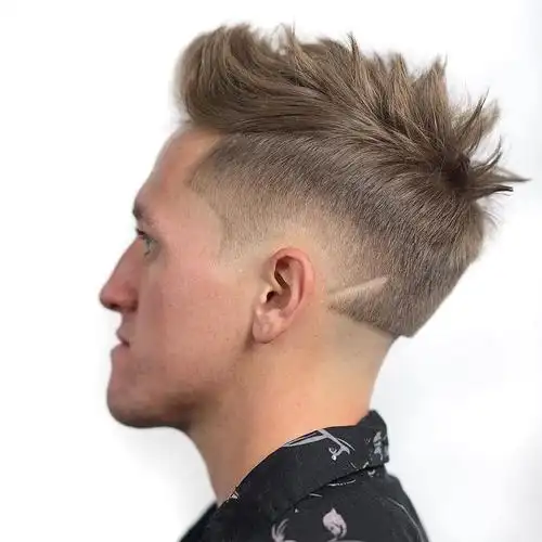 spiky quiff mens haircut