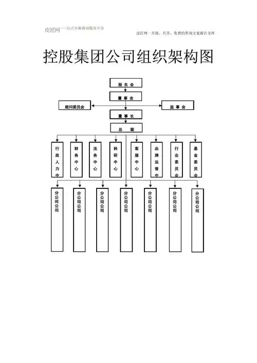 控股集团公司组织架构图.docx_第1页