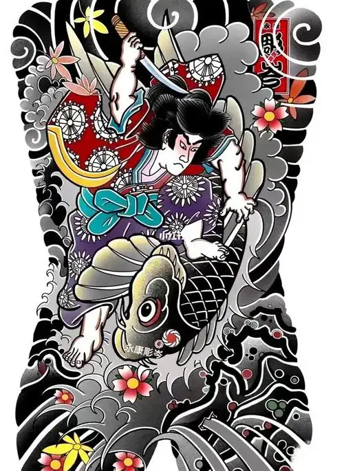 满背般若 #张顺破水门  #满背鱼 #满背虎