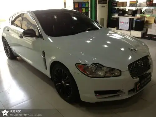 捷豹 改珠光白_郑州人为峰.车衣裳