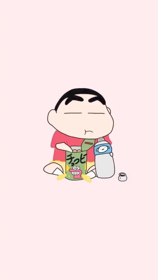 蜡笔小新可爱图片卖萌某只小帅比