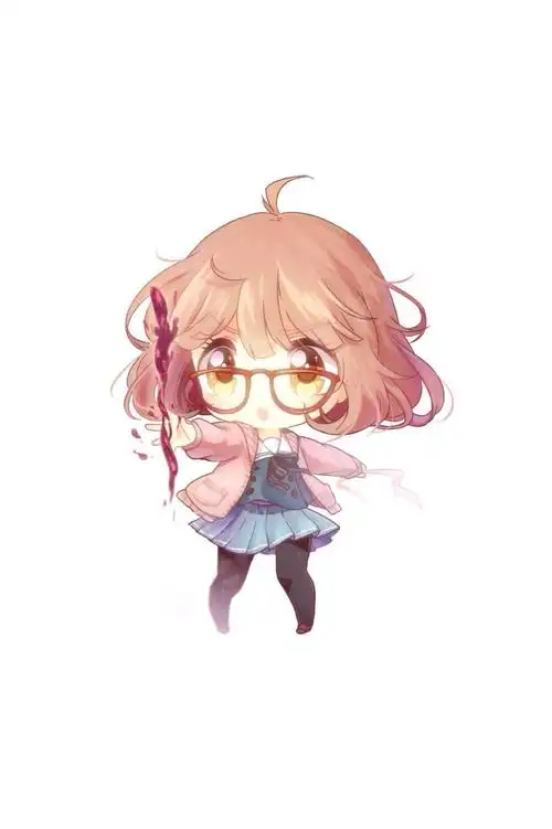 二次元境界的彼方栗山未来q版